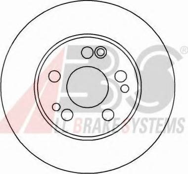 A.B.S. 16106 OE - Disque de frein cwaw.fr