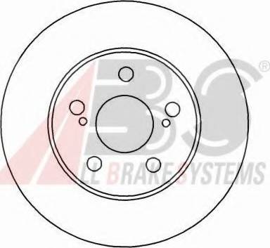 A.B.S. 16304 OE - Disque de frein cwaw.fr