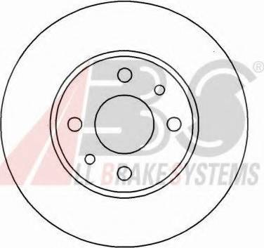 A.B.S. 16105 OE - Disque de frein cwaw.fr