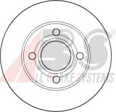 A.B.S. 16096 OE - Disque de frein cwaw.fr