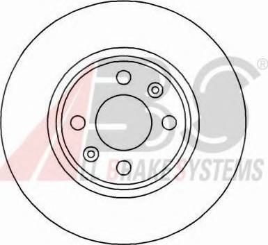 A.B.S. 16186 OE - Disque de frein cwaw.fr