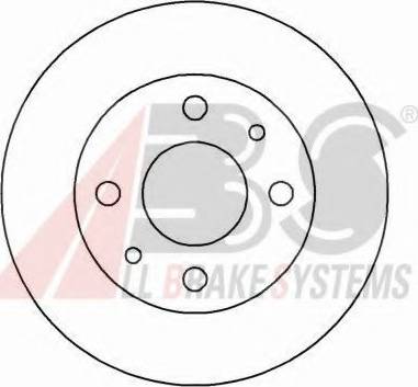 A.B.S. 16595 OE - Disque de frein cwaw.fr