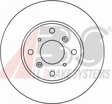 A.B.S. 16172 OE - Disque de frein cwaw.fr