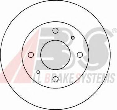 A.B.S. 17669 OE - Disque de frein cwaw.fr