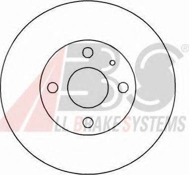 A.B.S. 16458 OE - Disque de frein cwaw.fr