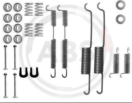 A.B.S. 0518Q - Kit d'accessoires, mâchoire de frein cwaw.fr