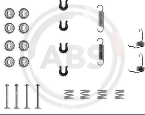 A.B.S. 0655Q - Kit d'accessoires, mâchoire de frein cwaw.fr