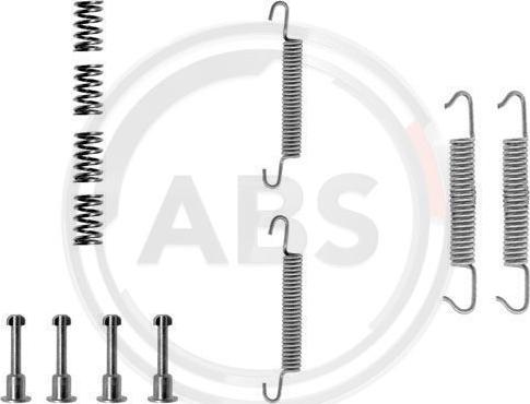 A.B.S. 0621Q - Kit d'accessoires, mâchoires de frein de stationnement cwaw.fr