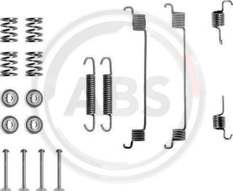 A.B.S. 0672Q - Kit d'accessoires, mâchoire de frein cwaw.fr