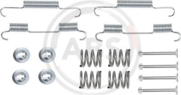 A.B.S. 0896Q - Kit d'accessoires, mâchoires de frein de stationnement cwaw.fr