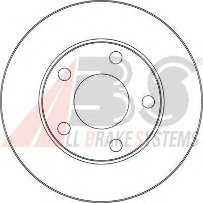 A.B.S. 17056 OE - Disque de frein cwaw.fr