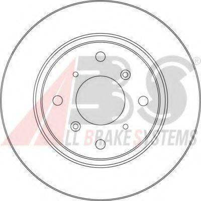 A.B.S. 16206 OE - Disque de frein cwaw.fr