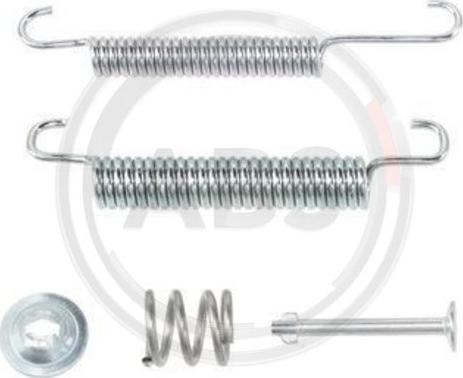 A.B.S. 0893Q - Kit d'accessoires, mâchoires de frein de stationnement cwaw.fr