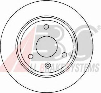 A.B.S. 15839 OE - Disque de frein cwaw.fr