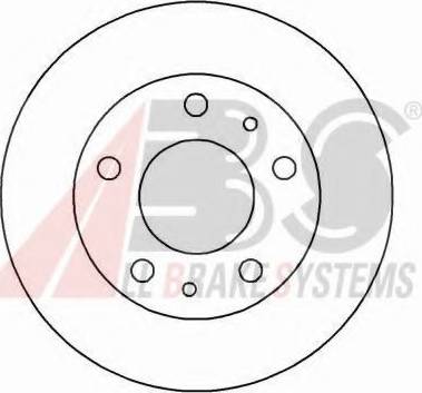 A.B.S. 16290 OE - Disque de frein cwaw.fr