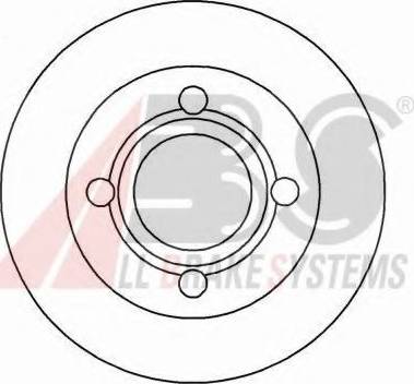 A.B.S. 16068 OE - Disque de frein cwaw.fr