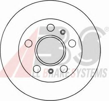 A.B.S. 16215 OE - Disque de frein cwaw.fr