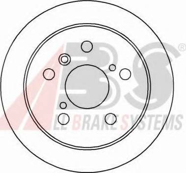 A.B.S. 16229 OE - Disque de frein cwaw.fr