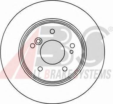 A.B.S. 15815 OE - Disque de frein cwaw.fr