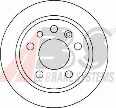 A.B.S. 16287 OE - Disque de frein cwaw.fr