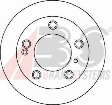 A.B.S. 16053 OE - Disque de frein cwaw.fr