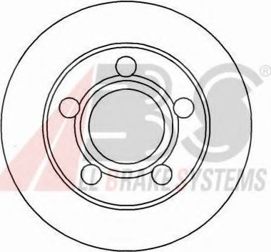 A.B.S. 16249 OE - Disque de frein cwaw.fr