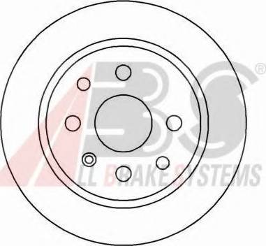 A.B.S. 16092 OE - Disque de frein cwaw.fr