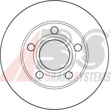 A.B.S. 16099 OE - Disque de frein cwaw.fr