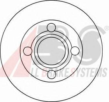 A.B.S. 16100 OE - Disque de frein cwaw.fr