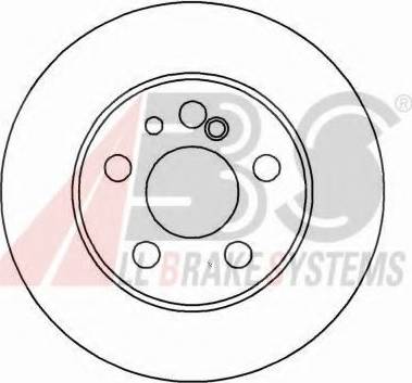 A.B.S. 16111 OE - Disque de frein cwaw.fr