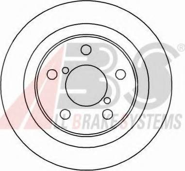 A.B.S. 16139 OE - Disque de frein cwaw.fr