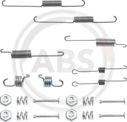 A.B.S. 0809Q - Kit d'accessoires, mâchoire de frein cwaw.fr