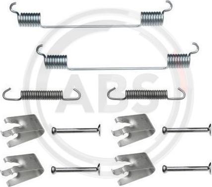 A.B.S. 0814Q - Kit d'accessoires, mâchoire de frein cwaw.fr