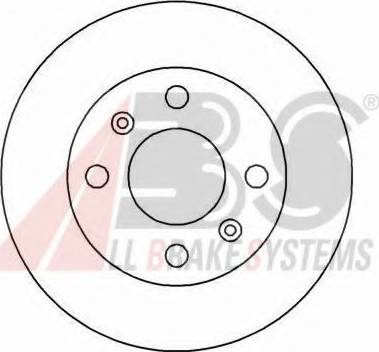 A.B.S. 15116 OE - Disque de frein cwaw.fr