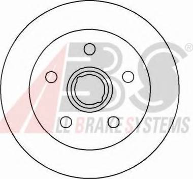 A.B.S. 15780 OE - Disque de frein cwaw.fr