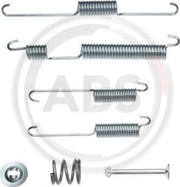 A.B.S. 0824Q - Kit d'accessoires, mâchoire de frein cwaw.fr