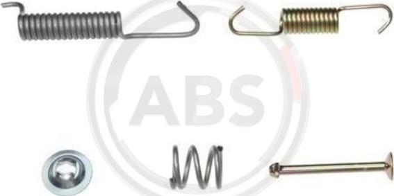 A.B.S. 0821Q - Kit d'accessoires, mâchoires de frein de stationnement cwaw.fr