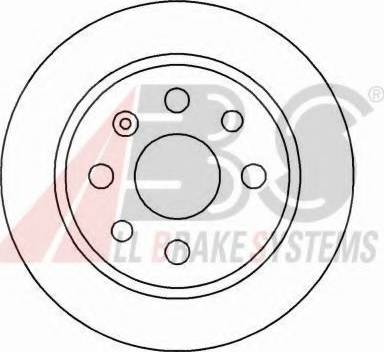 A.B.S. 16488 OE - Disque de frein cwaw.fr