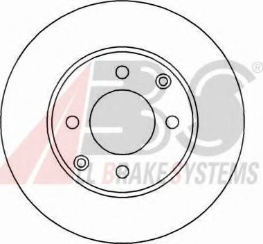 A.B.S. 16920 OE - Disque de frein cwaw.fr