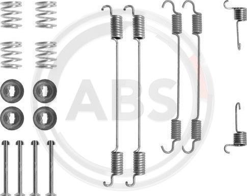 A.B.S. 0750Q - Kit d'accessoires, mâchoire de frein cwaw.fr