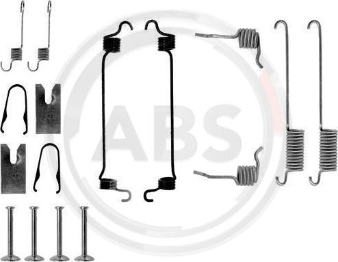 A.B.S. 0751Q - Kit d'accessoires, mâchoire de frein cwaw.fr