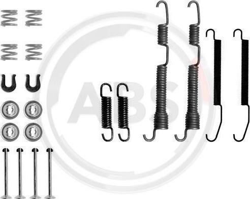 A.B.S. 0761Q - Kit d'accessoires, mâchoire de frein cwaw.fr