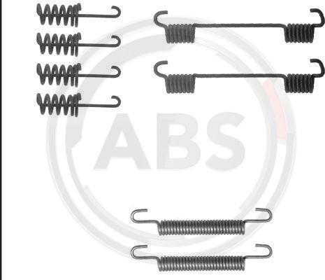 A.B.S. 0775Q - Kit d'accessoires, mâchoires de frein de stationnement cwaw.fr