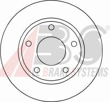 A.B.S. 15712 OE - Disque de frein cwaw.fr