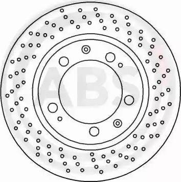 A.B.S. 16491 - Disque de frein cwaw.fr