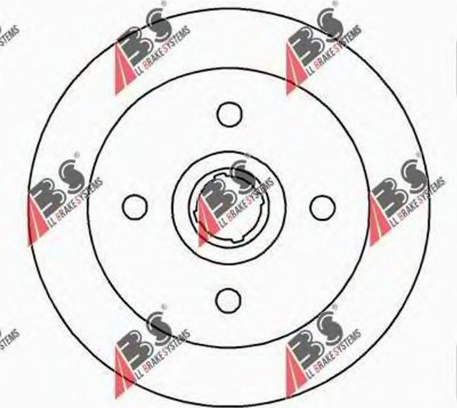 A.B.S. 16498 - Disque de frein cwaw.fr