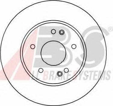 A.B.S. 16448 OE - Disque de frein cwaw.fr