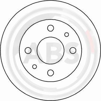 A.B.S. 16595 - Disque de frein cwaw.fr