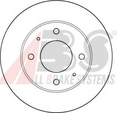 A.B.S. 16136 OE - Disque de frein cwaw.fr