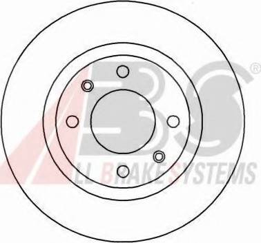 A.B.S. 16899 OE - Disque de frein cwaw.fr